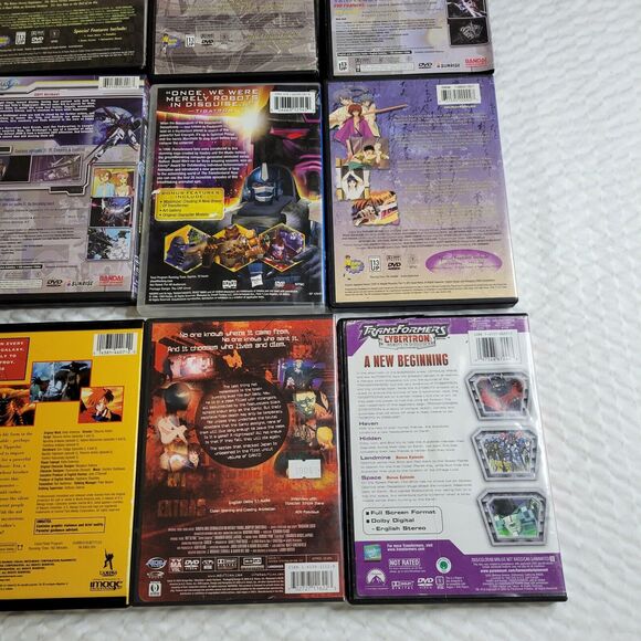 Anime DVDs Animated Stories Lot Gundam Inuyasha Iria Transformers Beast Wars TV - Picture 12 of 16